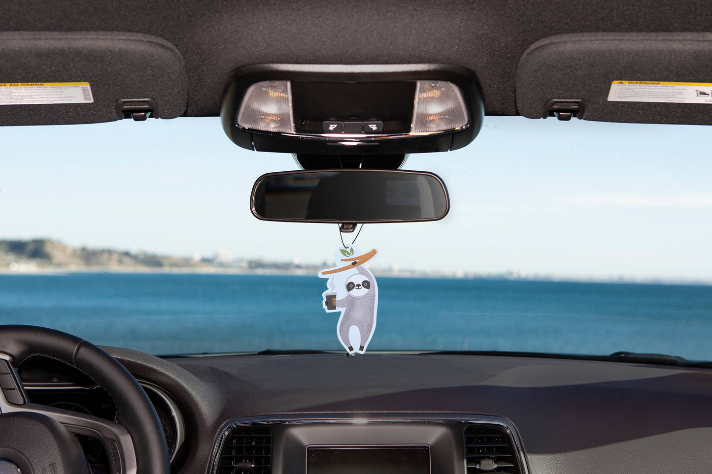 Coffee Sloth Air Freshener - Shop Battle Born Clothing