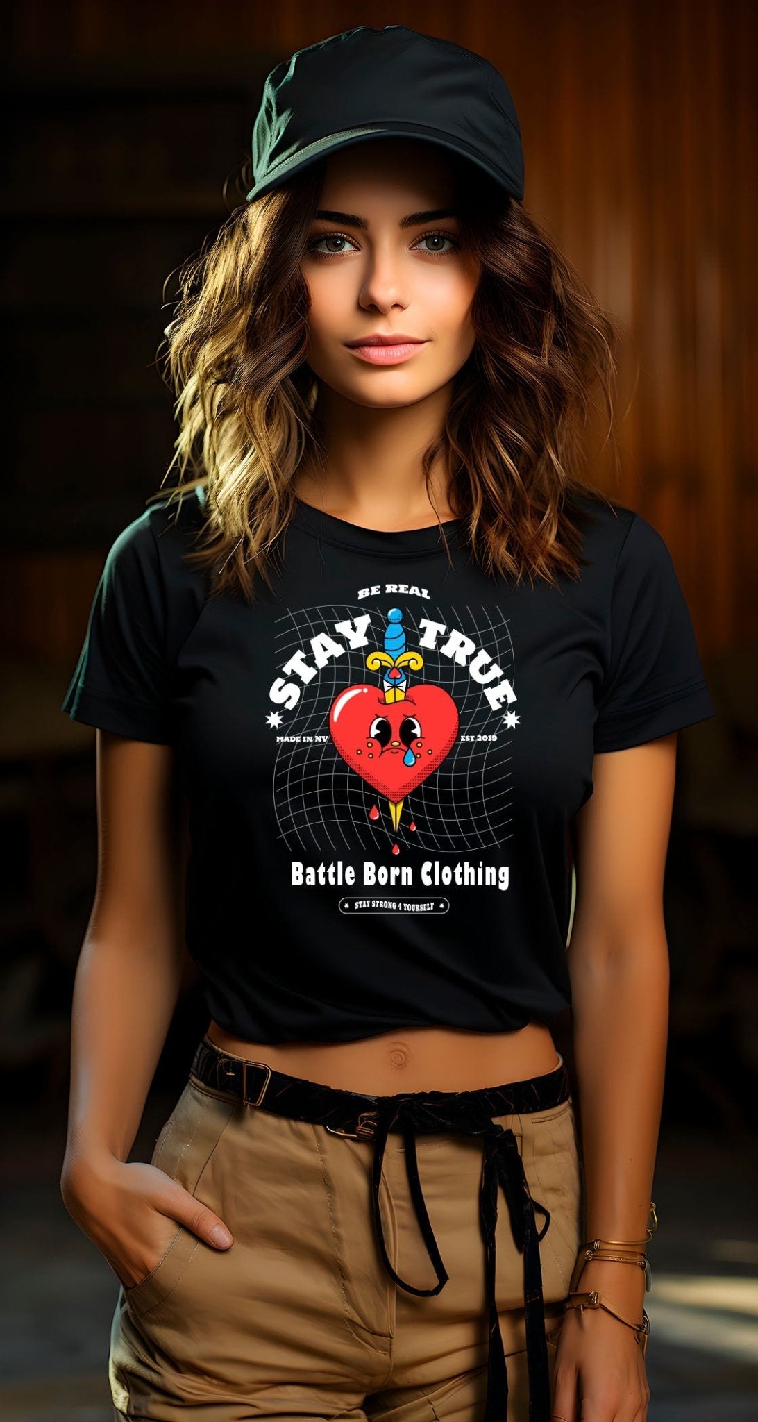 Stay True Battle Born Clothing Crew - Shop Battle Born Clothing