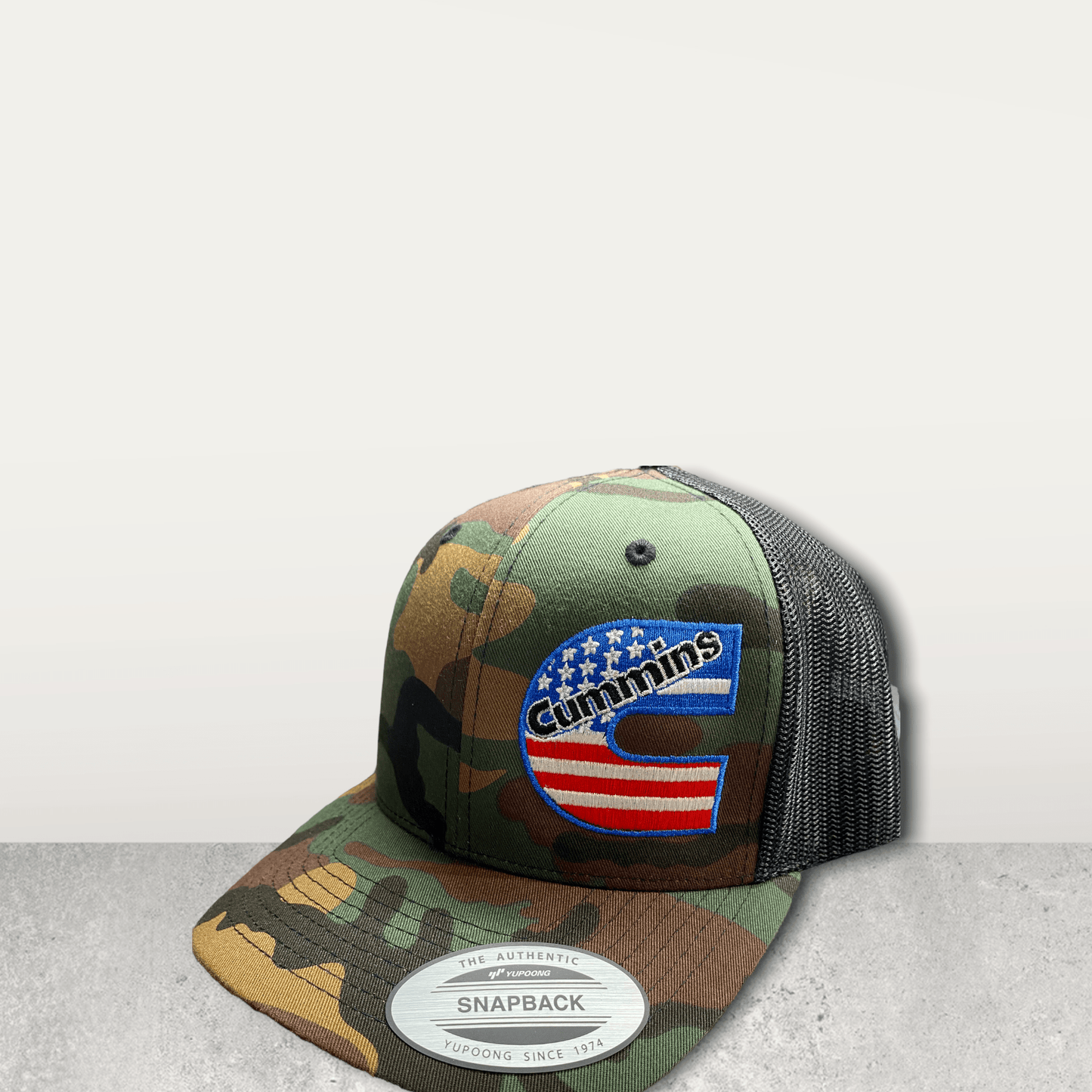 Cummins American Flag Trucker Hat - Shop Battle Born Clothing