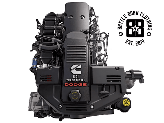 The Iron Giants: A Tribute to the Cummins 5.9L and 6.7L Legends - Shop Battle Born Clothing