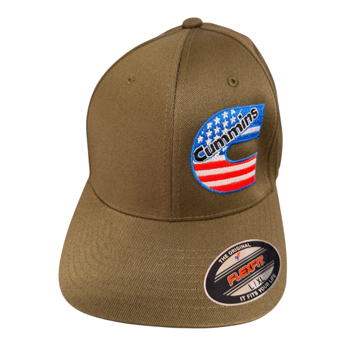Cummins America FlexFit Hat – Premium Embroidered Diesel Cap - Shop Battle Born Clothing