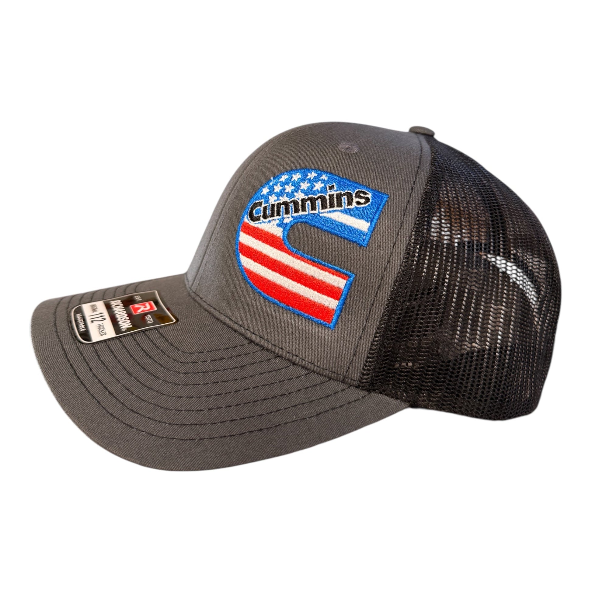 Cummins America Side - Logo Trucker Hat – Premium Richardson 112 - Shop Battle Born Clothing
