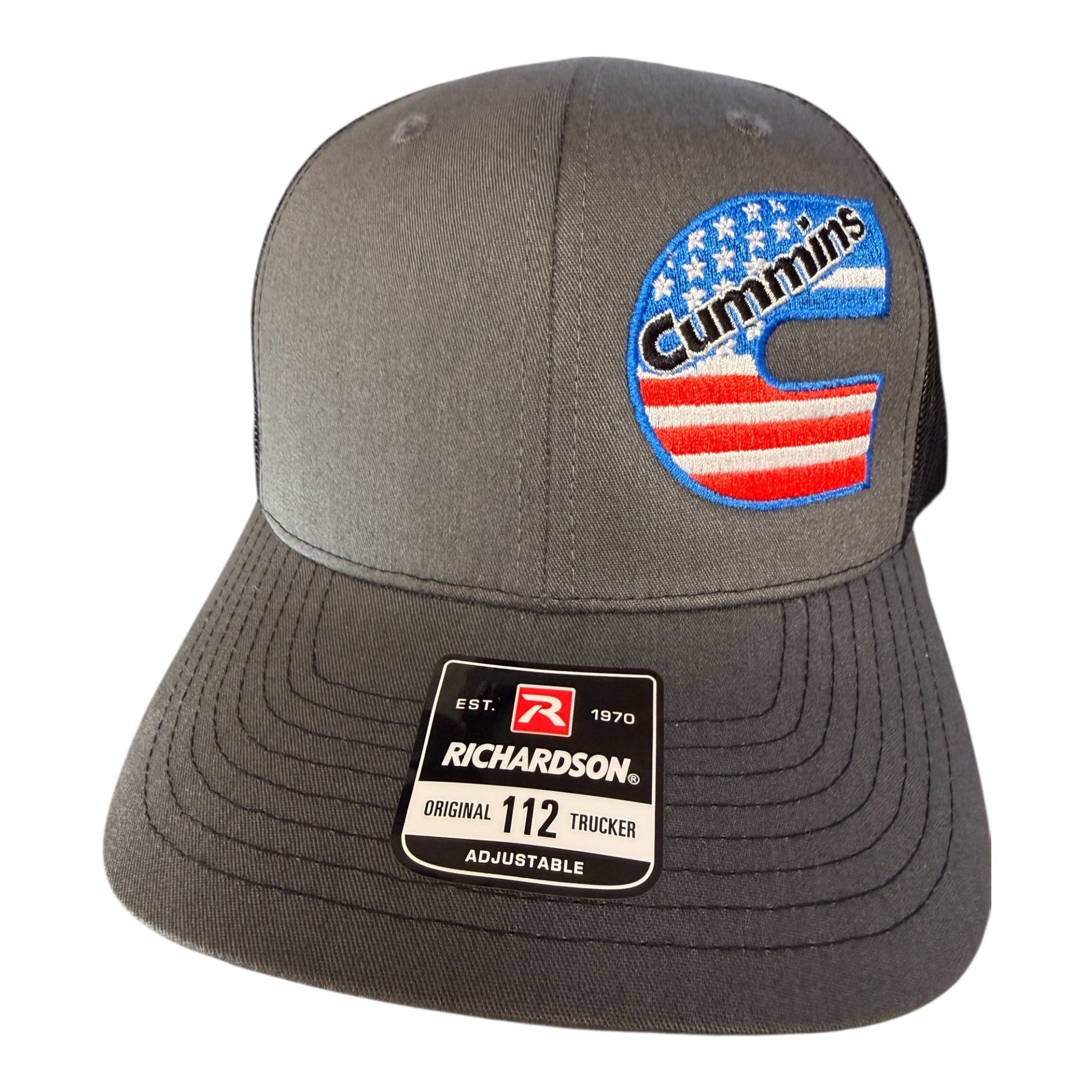 Cummins America Side - Logo Trucker Hat – Premium Richardson 112 - Shop Battle Born Clothing