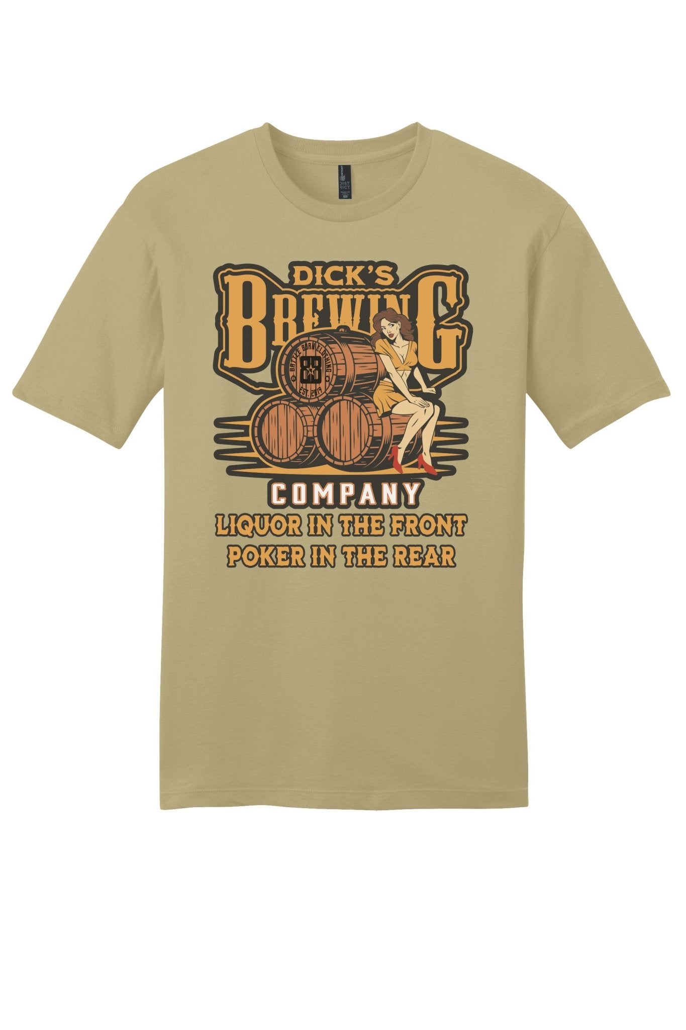 Dick’s Brewing Co. “Liquor in the Front, Poker in the Rear” Graphic Tee - Shop Battle Born Clothing