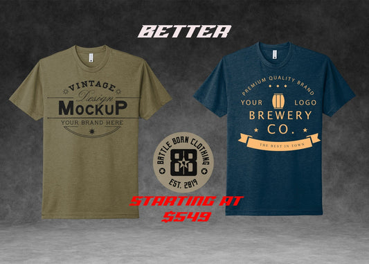 High Quality 100 Screen Printed Tee Package - Shop Battle Born Clothing