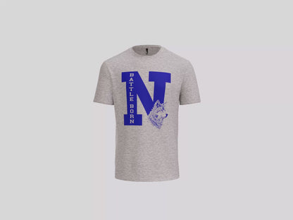 Battle Born Nevada Wolf T-Shirt - Premium DTF Printed Graphic Tee in Light Heather Grey | Battle Born Clothing