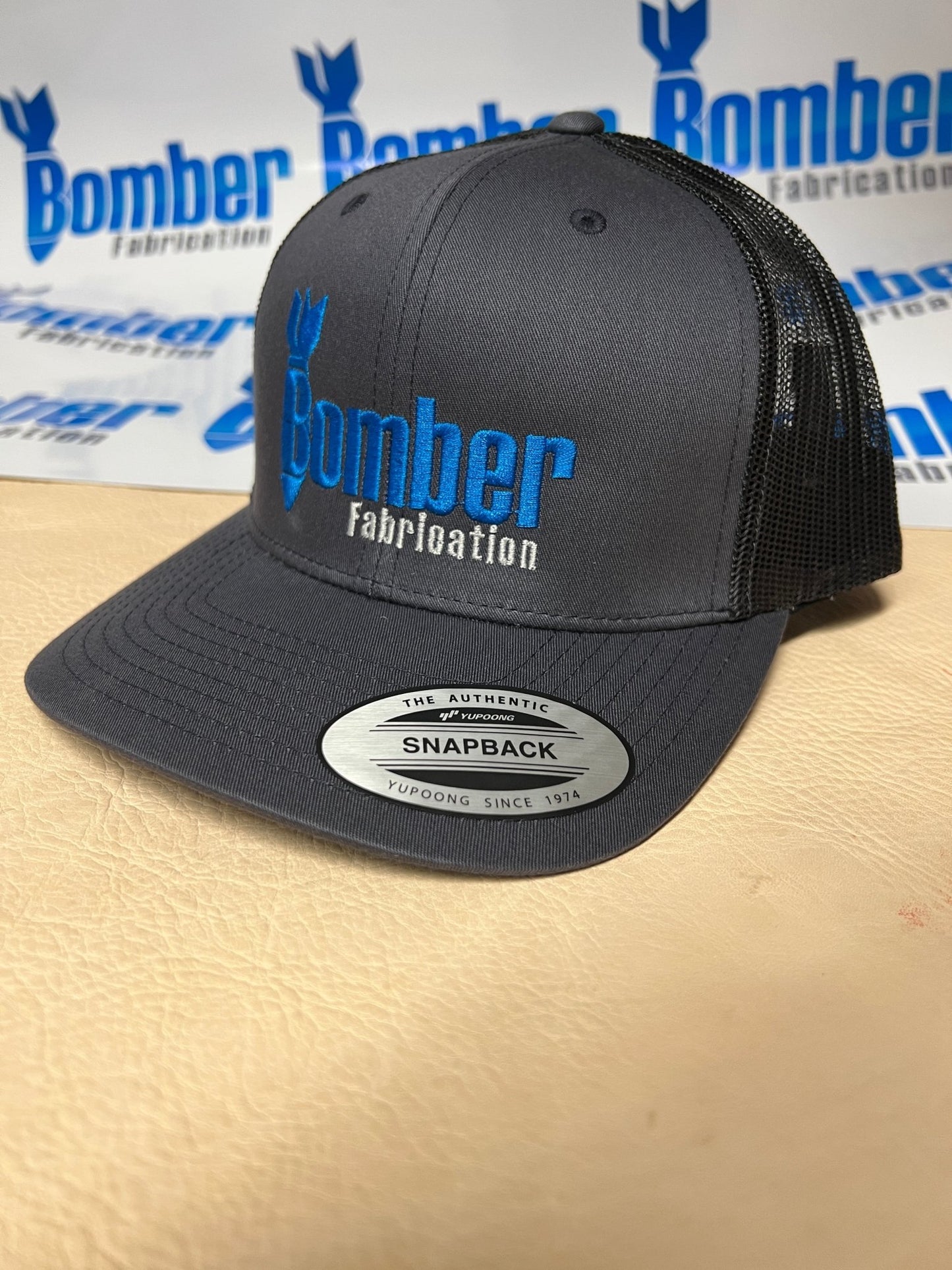 Bomber Fab Logo Trucker Hat - Shop Battle Born Clothing