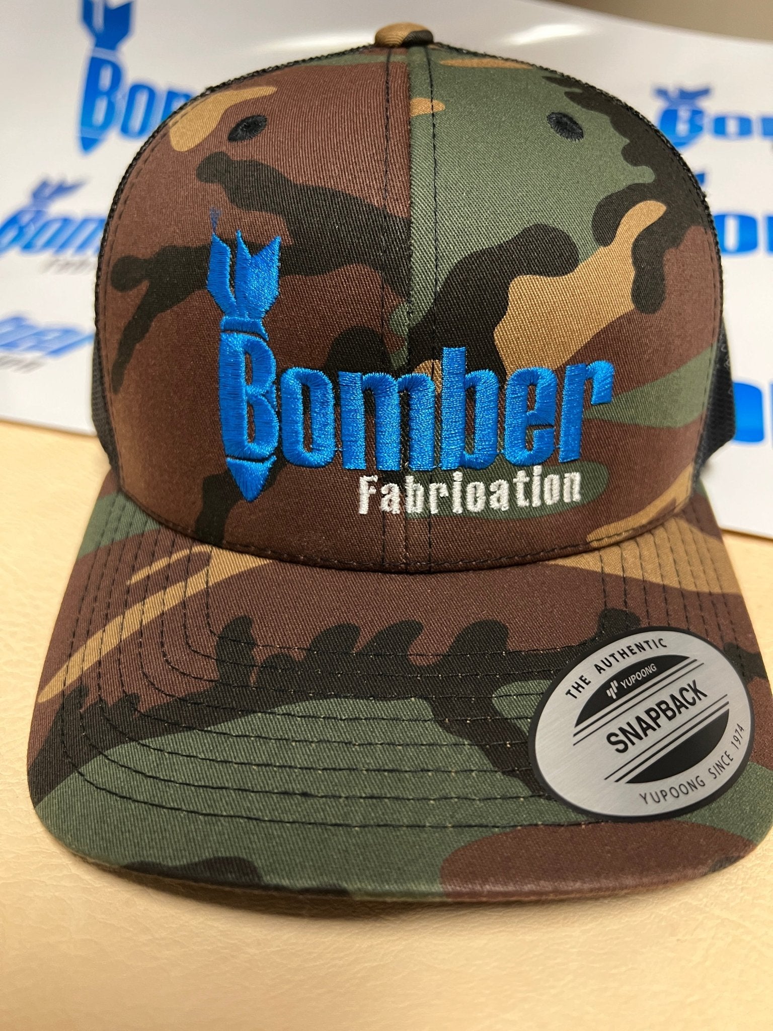 Bomber Fab Logo Trucker Hat - Shop Battle Born Clothing