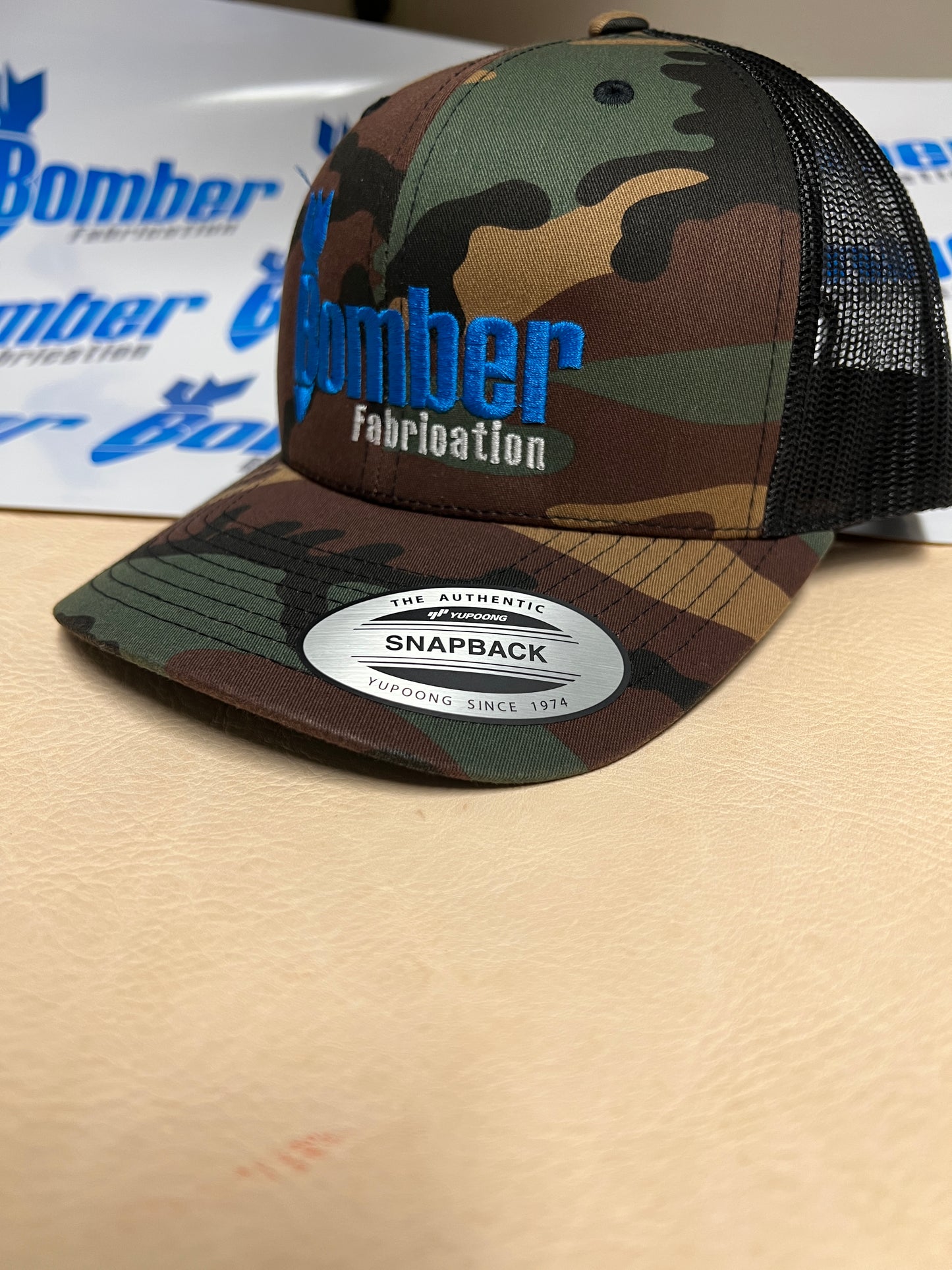 Bomber Fab Logo Trucker Hat