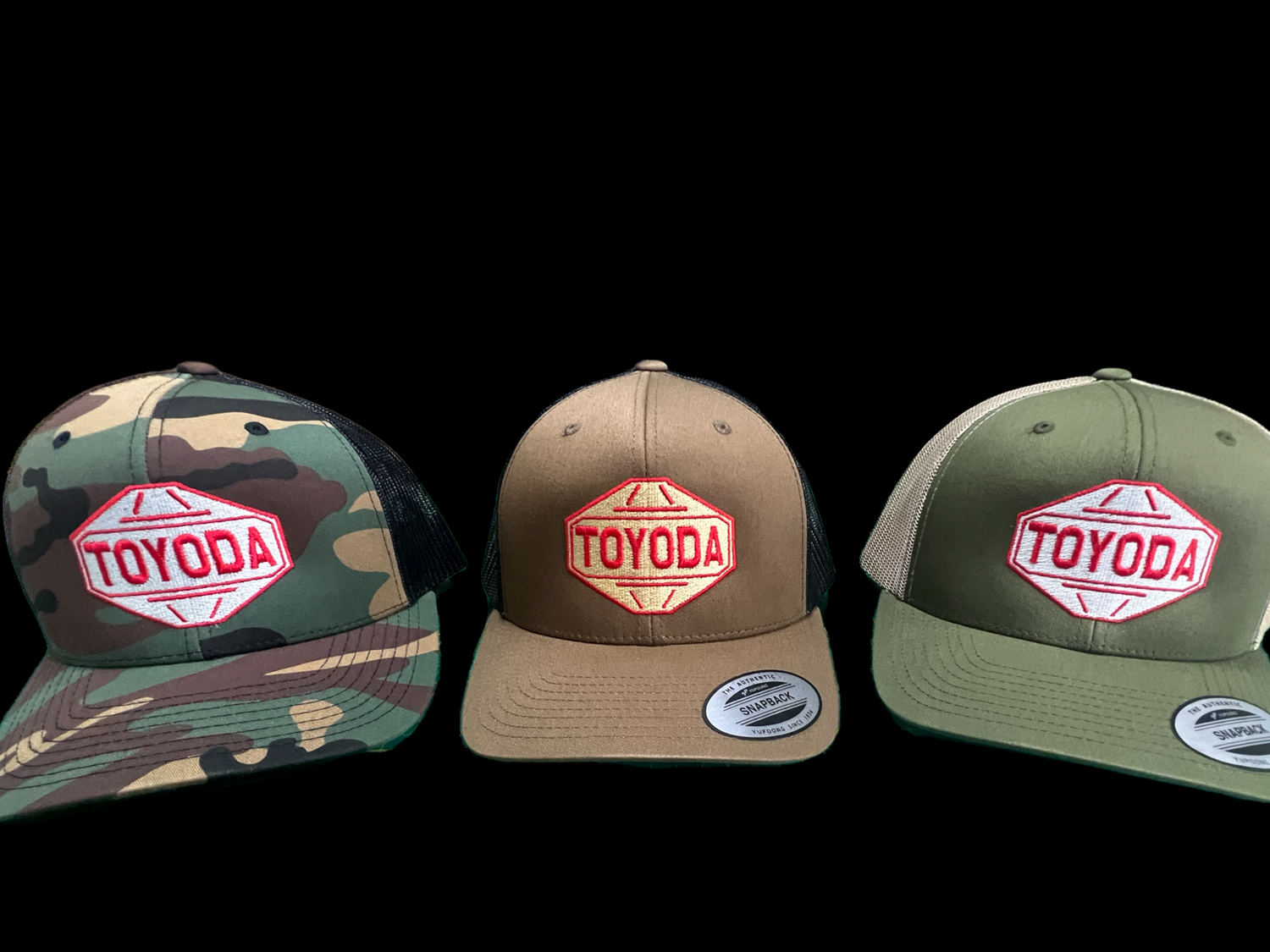 Toyota Shop Series Trucker Hats - | Battle Born Clothing Olive/Tan