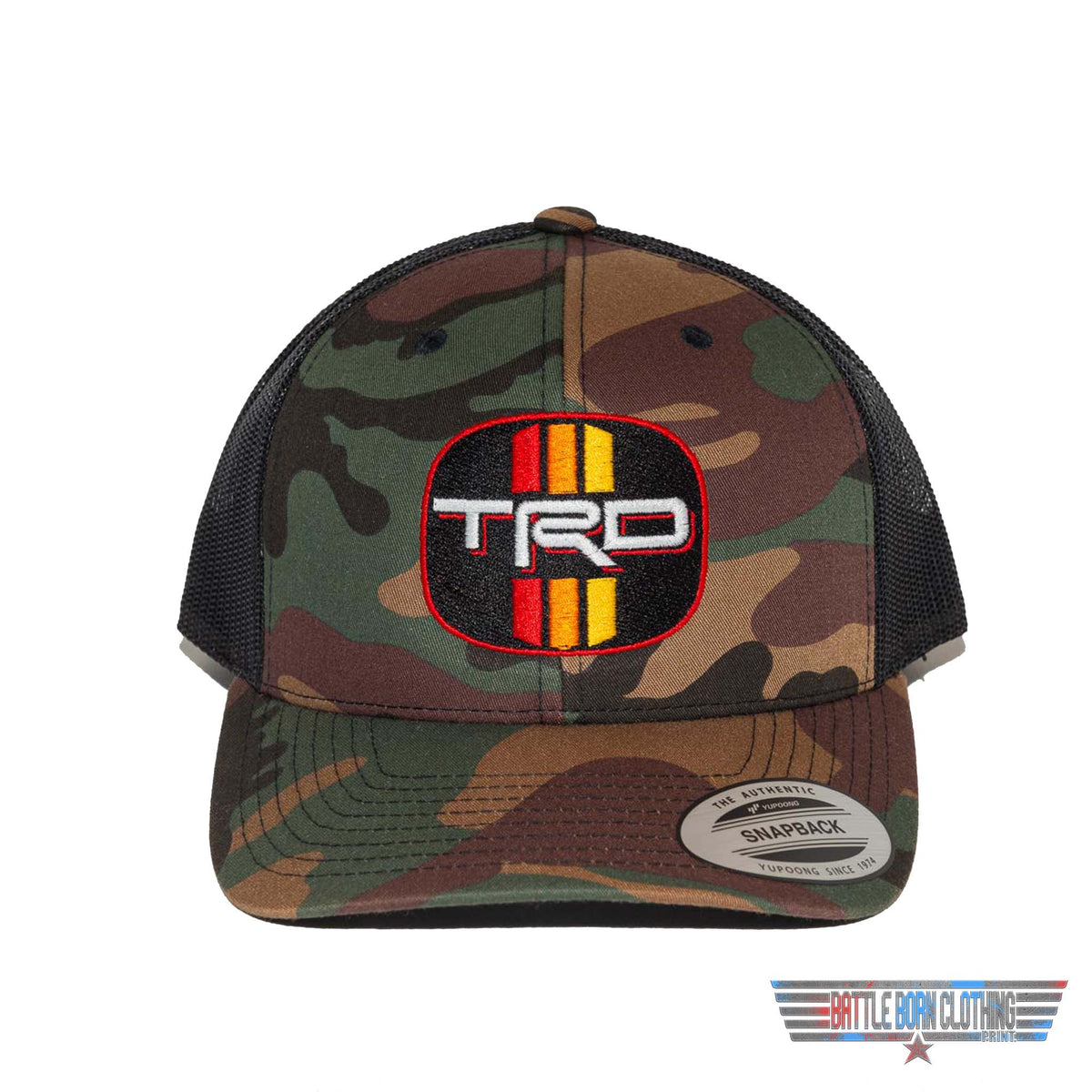 Toyota Racing TRD GRMN PRO TEQ Retro Vintage Style Embroidered Trucker Hat Cap s-l1200.jpg main image 4