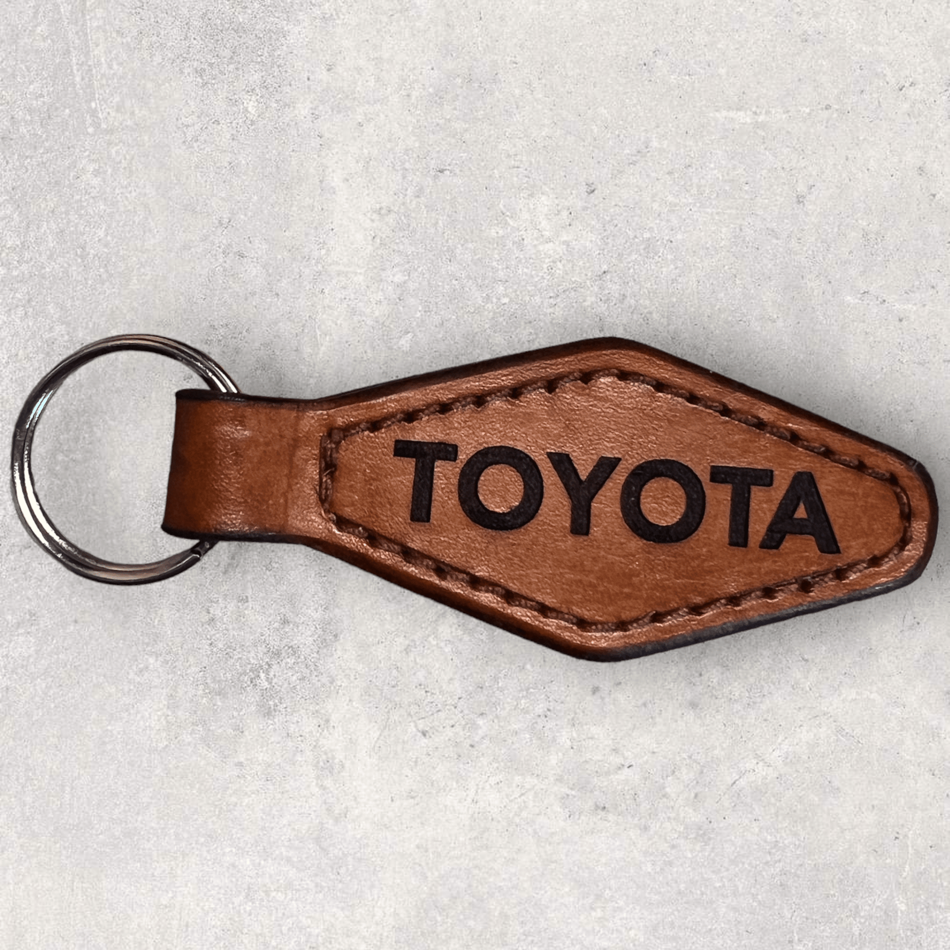 Toyota Diamond leather Keychain  For Camry, Tacoma, 4Runner,Supra Land Cruiser- Shop Battle Born Clothing