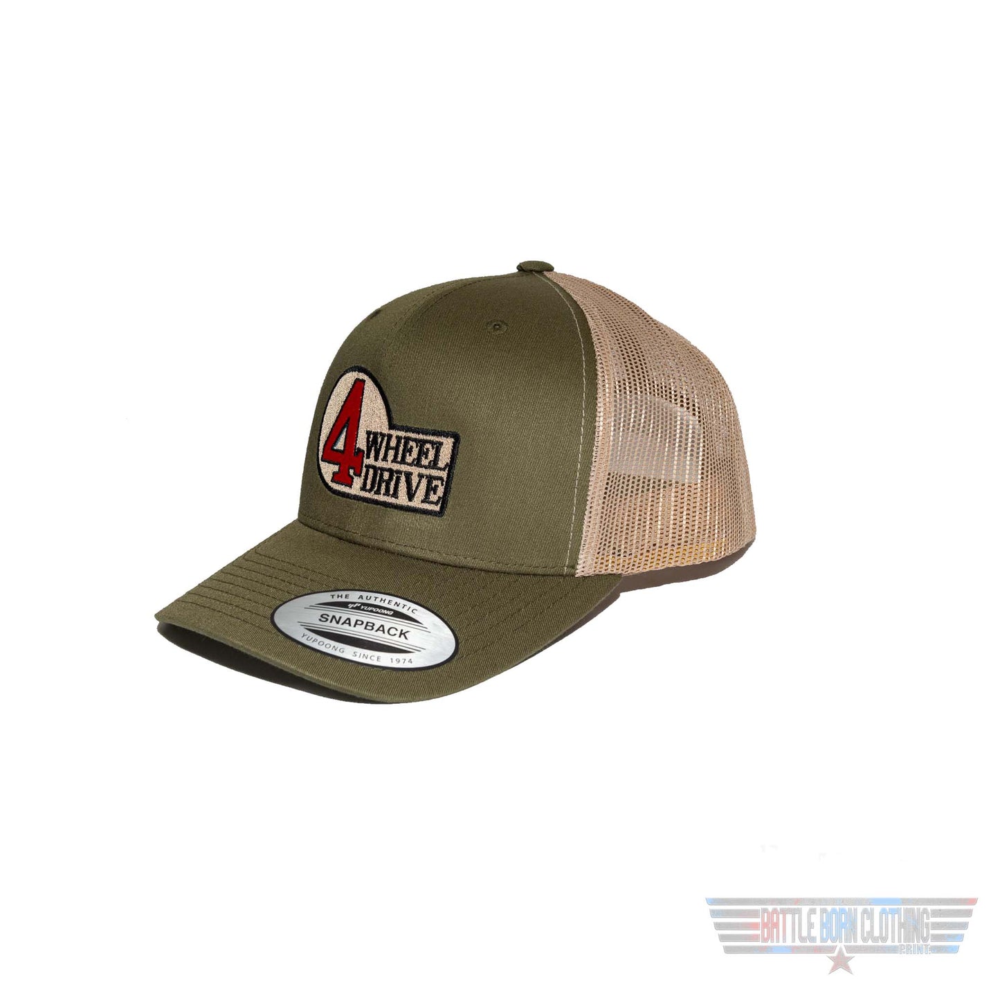 Retro Stylish Toyota Land Cruiser 4 Wheel Drive Logo Trucker Hat casual feel - Shop Battle Born Clothing